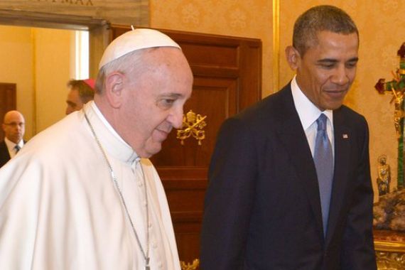 Galang Dukungan untuk Ukraina, Obama Bertemu Paus Francis - JPNN.COM
