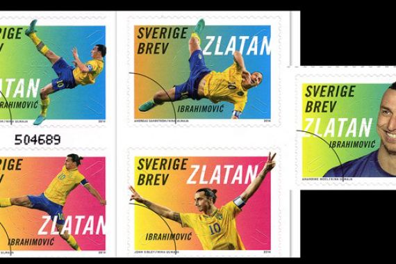 Swedia Luncurkan Prangko Ibrahimovic - JPNN.COM