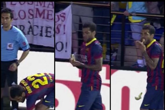 Pele Anggap Pelemparan Pisang ke Alves Terlalu Dibesar-Besarkan - JPNN.COM