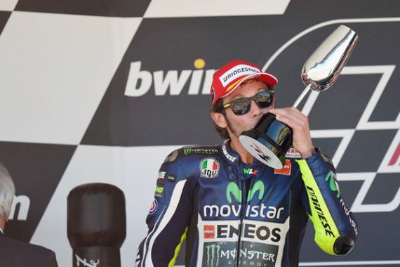 Podium Kedua, Rossi Sudah Happy - JPNN.COM