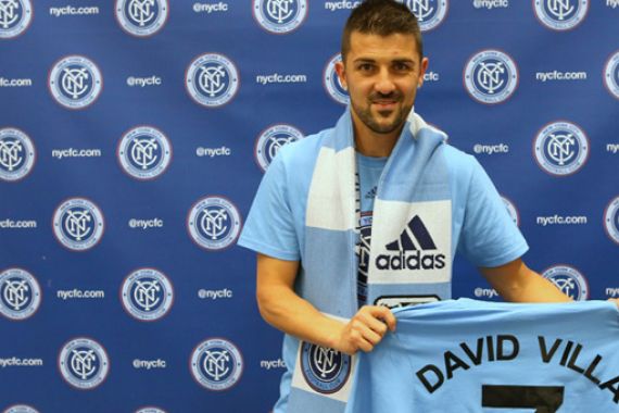 Sejarah, David Villa Rekrutan Pertama New York City FC - JPNN.COM