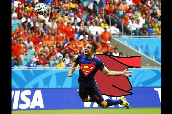 Van Persie Disamakan dengan Superman, Batman hingga Peter Pan - JPNN.COM