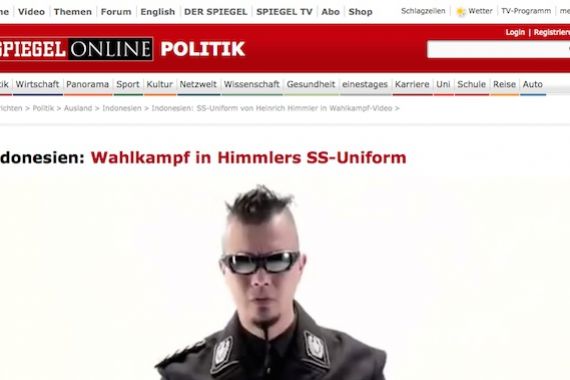 Tampil Ala Nazi untuk Prabowo-Hatta, Ahmad Dhani jadi Sorotan Media Jerman - JPNN.COM