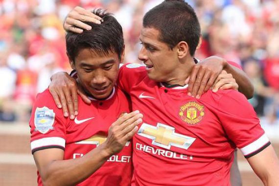 Atletico Ingin Boyong Kagawa dan Chicharito dari MU - JPNN.COM