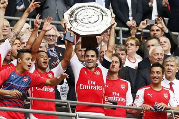 Gunduli Man City, Arsenal Juara Community Shield - JPNN.COM