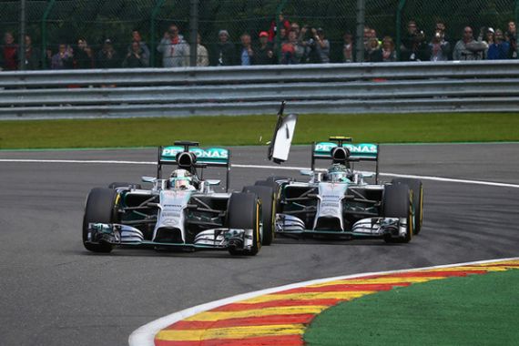 FIA Tutup Kasus Tabrakan Rosberg-Hamilton di Belgia - JPNN.COM