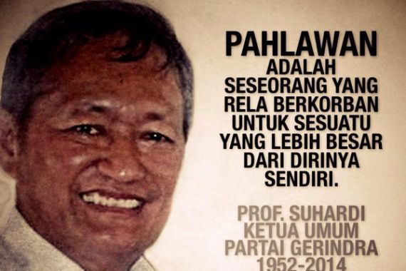 Prabowo Akan Pimpin Pelepasan Jenazah Suhardi di Kantor Gerindra - JPNN.COM