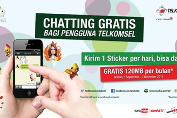 'Semua Gratis' di WeChat dan Telkomsel - JPNN.COM