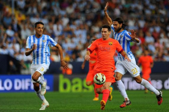 Malaga Hentikan Streak Kemenangan Barcelona - JPNN.COM