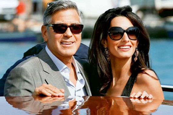 Clooney Temukan Cinta Sejati di Diri Alamuddin - JPNN.COM