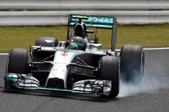Rosberg Tercepat, Hamilton Crash - JPNN.COM