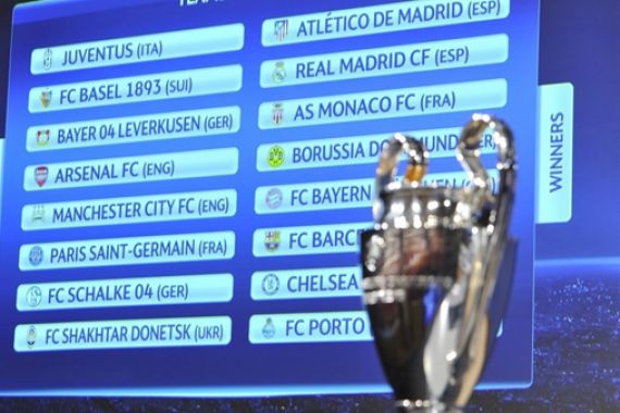 Drawing 16 Besar Liga Champions Live di Situs UEFA - JPNN.COM