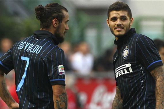 Inter Seri, Osvaldo Nyaris Serang Icardi - JPNN.COM