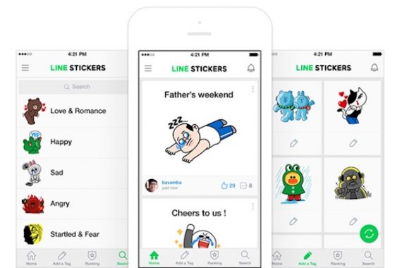 Line Luncurkan Aplikasi Berbagi Stiker untuk Android dan iOS - JPNN.COM