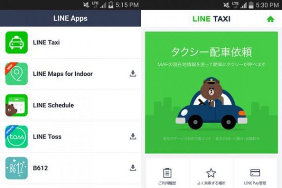 Line Hadirkan Aplikasi Pemesanan Taksi - JPNN.COM