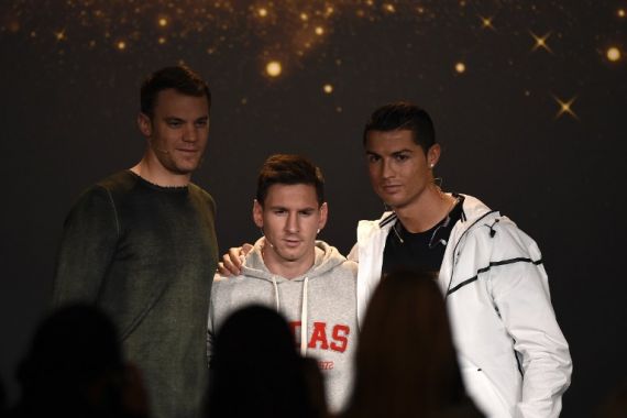 Ronaldo 37,66 Persen, Messi 15,76 Persen - JPNN.COM