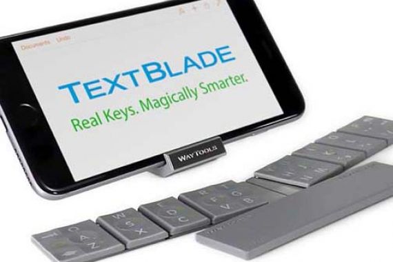 TextBlade Menyaingi Kenyamanan Mengetik di Keyboard Komputer - JPNN.COM