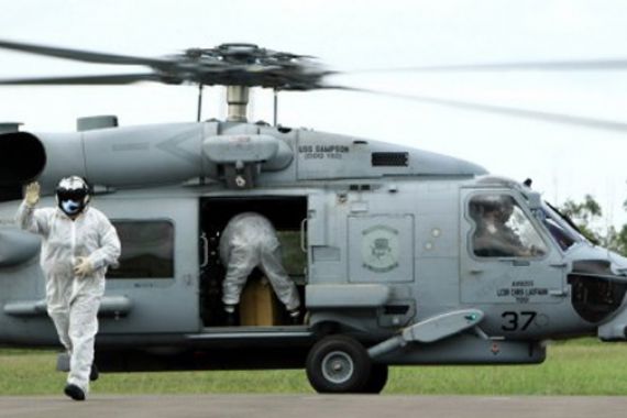 Helikopter Pembawa 40 Kantong Jenazah Gagal Mendarat di KRI Banda Aceh - JPNN.COM