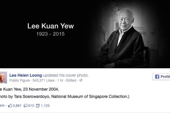 Rest In Peace, Bapak Pendiri Singapura Lee Kuan Yew Meninggal Dunia - JPNN.COM