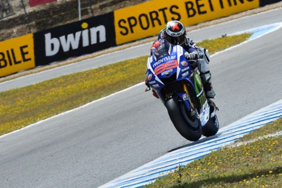 Catat Rekor Lap, Lorenzo Start Terdepan di MotoGP Spanyol - JPNN.COM