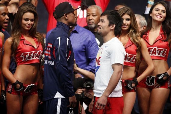 Dari Celana Bekas Pertandingan Lawan Mayweather Pun, Pacman Dapat Rp 29 Miliar - JPNN.COM