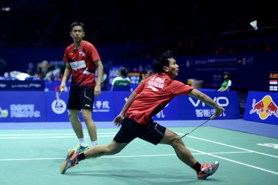 Hendra/Ahsan Butuh 28 Menit Bawa Indonesia Unggul 1-0 Atas Taiwan - JPNN.COM