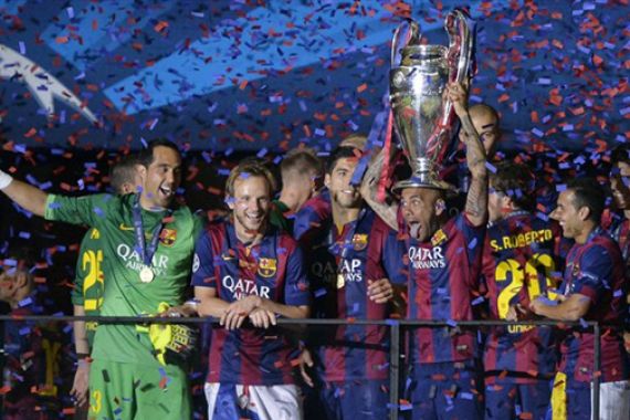 Trisula MSN Perkasa, Barcelona Juara Liga Champions - JPNN.COM