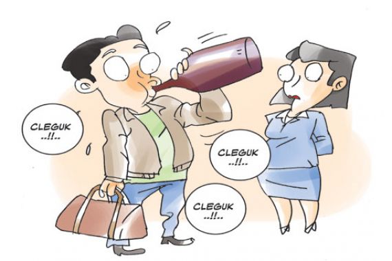 Sebelum Masuk Pesawat, Tenggak Sebotol Wine Pendongkrak Hasrat Seks - JPNN.COM