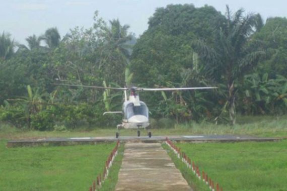 Helikopter Malaysia Nyasar di Pos Perbatasan yang Dijaga TNI - JPNN.COM
