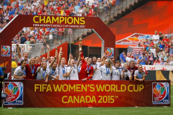 Pesta Gol, Satu di Antaranya Dicetak dari Tengah Lapangan, AS Juara Piala Dunia Wanita - JPNN.COM