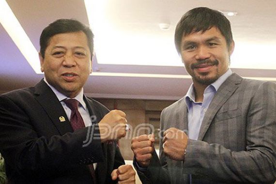 Novanto Puji Sportivitas Pacquiao Menghormati Hukum di Indonesia - JPNN.COM