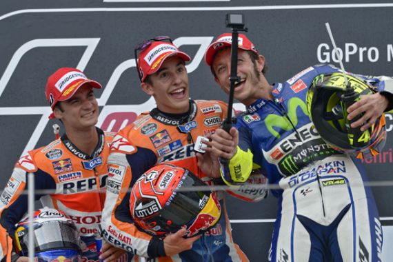 MotoGP Jerman: Marquez Sempurna, Pedrosa Asapi Rossi - JPNN.COM