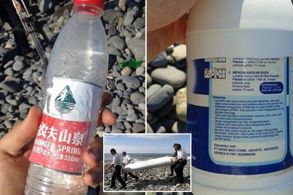 MH370: Ditemukan Botol Air Mineral Bertuliskan Tiongkok dan Deterjen Label Indonesia - JPNN.COM