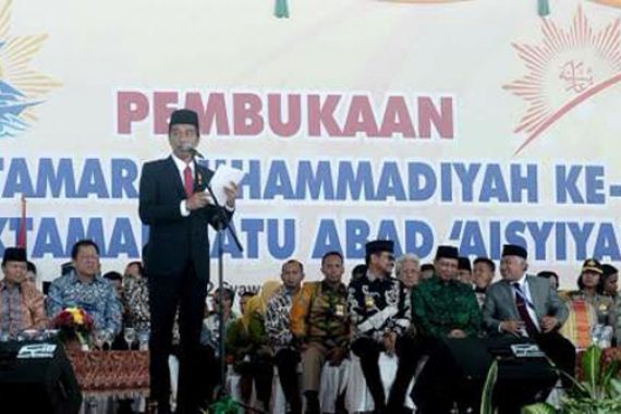 2 Kejutan Din saat Berpidato di Hadapan Jokowi dan Muktamirin - JPNN.COM