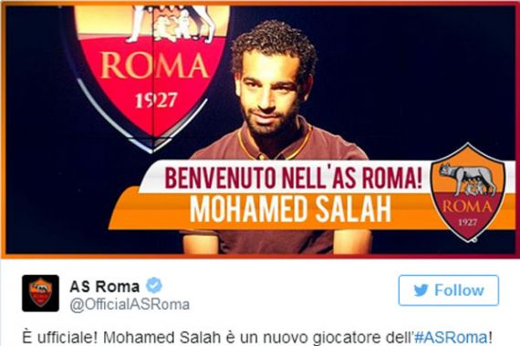 Mohamed Salah Kini Pemain Roma - JPNN.COM