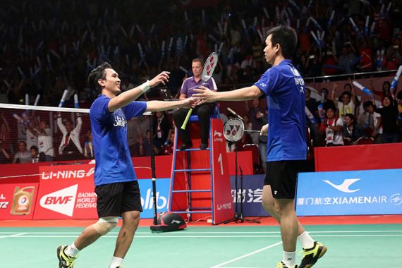 Ahsan/Hendra Intip Pasangan Tiongkok - JPNN.COM