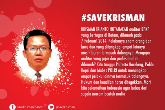 Setahun Pembunuhan Auditor BPKP Batam Mandek, Keluarga Buat Petisi - JPNN.COM