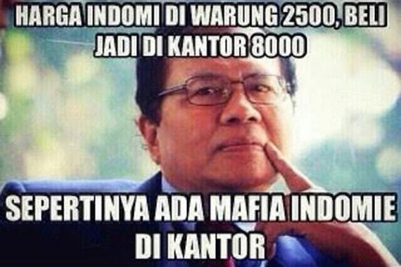Muncul, Meme dengan Wajah Menko Rizal - JPNN.COM