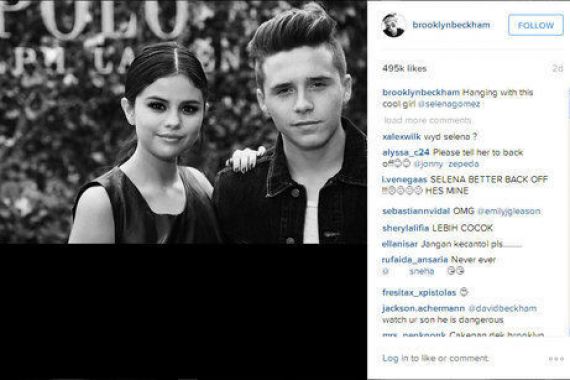 Cie... Mesranya Selena Gomez dengan Brooklyn Beckham Bikin Fans Galau - JPNN.COM