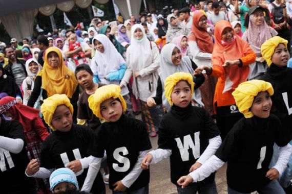 â€˜Kun Antaâ€™ Flash Mob Hibur Kader PKS Jakarta - JPNN.COM