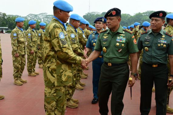Sukses Mengemban Misi PBB, 100 Prajurit TNI Terima Penghargaan dari Presiden - JPNN.COM