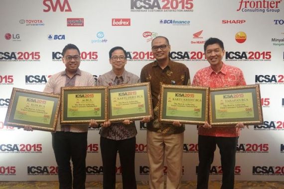 Keren, BCA Boyong Lima Penghargaan di ICSA 2015 - JPNN.COM