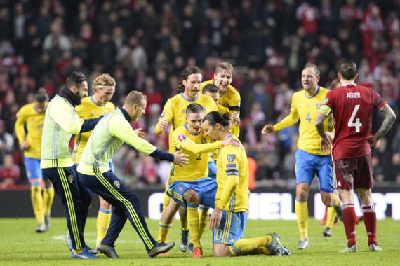 Ibrakadabra! Swedia Lolos ke Piala Eropa 2016 - JPNN.COM