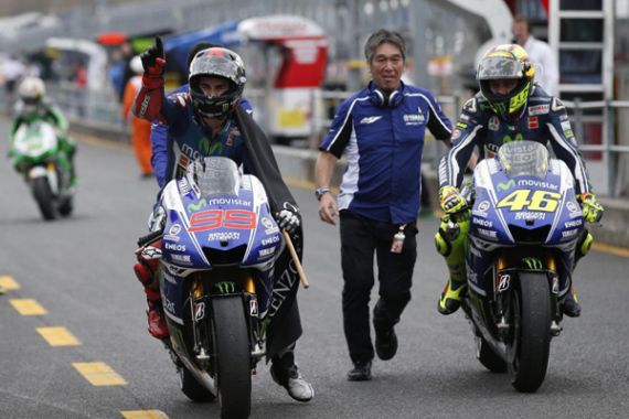 Bos Yamaha Pastikan Lorenzo dan Rossi Satu Tim Musim Depan - JPNN.COM