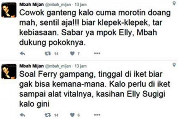 Mbah Mijan: Biar Rumah Tangga Elly Sugigi Langgeng, Anunya Ferry Perlu Diiket - JPNN.COM