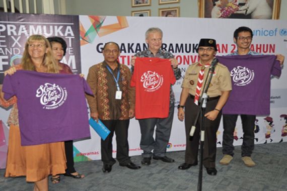 Oke Banget! Pramuka Indonesia Kerjasama Dengan Unicef - JPNN.COM