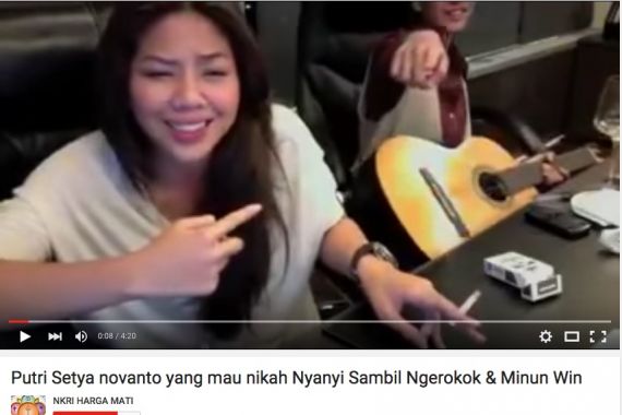 HEBOH! Beredar Video Putri Papa Novanto yang Baru Nikah Sedang Asyik Menghisap... - JPNN.COM