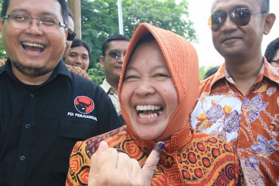 Rekap Tuntas, Suara Risma Menang 6 Kali Lipat - JPNN.COM