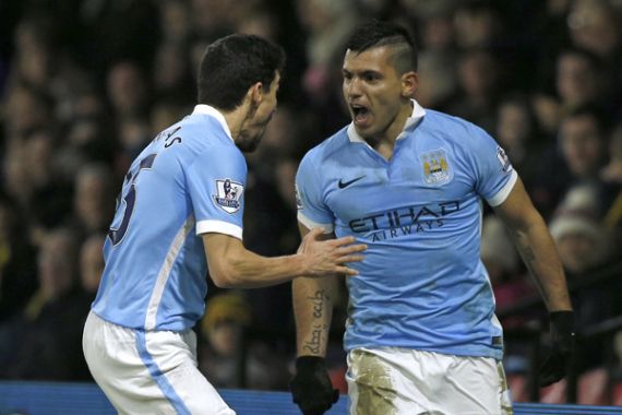 Kun Aguero jadi Pahlawan City di Markas Watford - JPNN.COM