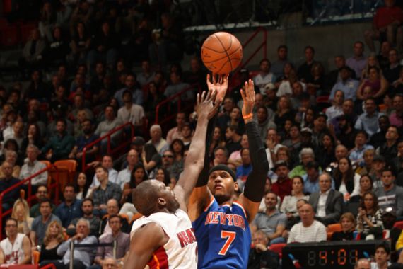 Carmelo 25 Poin, Knicks Berjaya di Kandang Miami Heat - JPNN.COM
